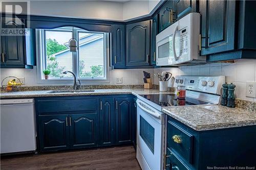 20 Staples Court, Fredericton, NB - Indoor Photo Showing Kitchen With Double Sink