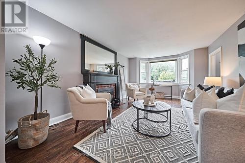 1073 King Street E, Oshawa, ON - Indoor Photo Showing Living Room With Fireplace