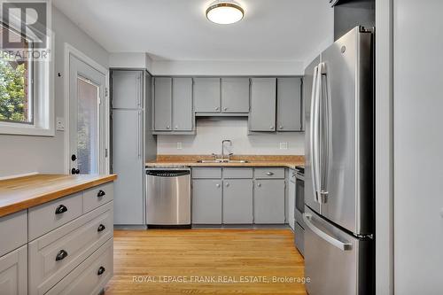 905 Cumberland Avenue, Peterborough (Northcrest), ON - Indoor Photo Showing Kitchen With Stainless Steel Kitchen With Double Sink