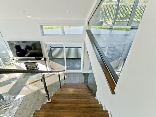 Staircase - 80 Ch. Lebel, Saint-Herménégilde, QC - Indoor Photo Showing Other Room