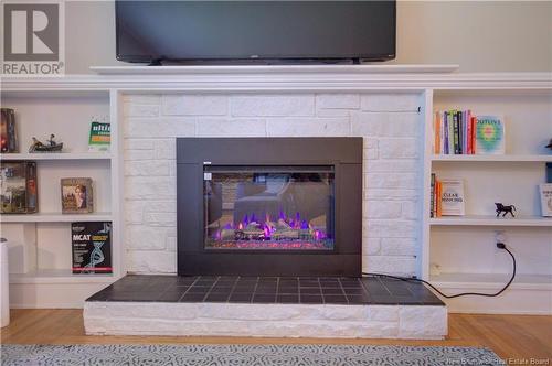 66 Norfolk Drive, Fredericton, NB - Indoor With Fireplace
