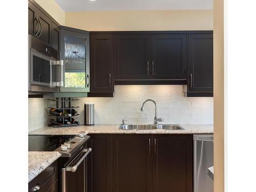 306-1063 Southgate St, Victoria, BC - Indoor Photo Showing Kitchen With Double Sink With Upgraded Kitchen