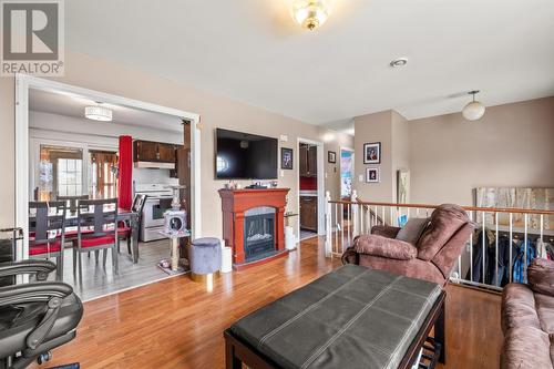 48 Anchorage Road, Conception Bay South, NL - Indoor Photo Showing Living Room With Fireplace