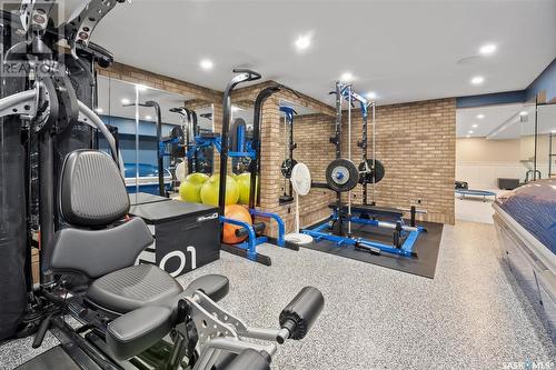 331 Gustin Crescent, Saskatoon, SK - Indoor Photo Showing Gym Room