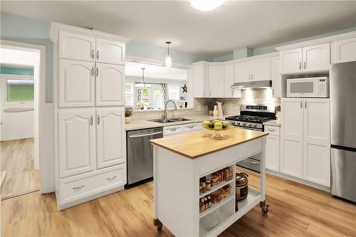 1954 Grayson Avenue, Fort Erie, ON - Indoor Photo Showing Kitchen With Double Sink