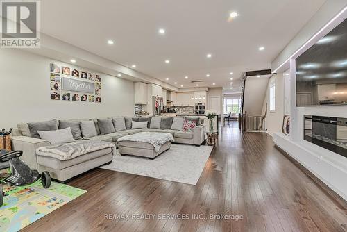 53 Fresnel Road, Brampton, ON - Indoor Photo Showing Living Room With Fireplace