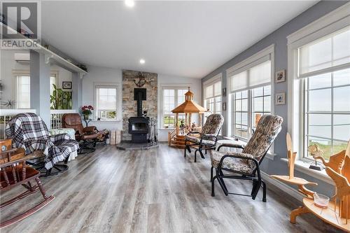 1538 Route 475, Bouctouche Bay, NB - Indoor Photo Showing Living Room With Fireplace