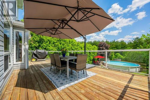 22 Carrington Place, Guelph, ON - Outdoor With Above Ground Pool With Deck Patio Veranda With Exterior