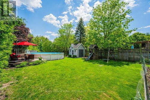 22 Carrington Place, Guelph, ON - Outdoor With Above Ground Pool With Backyard