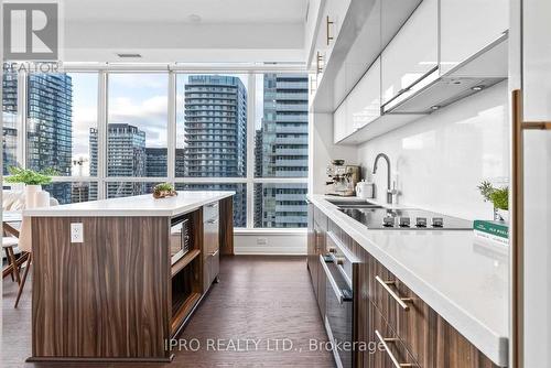 3107 - 8 Mercer Street, Toronto, ON - Indoor Photo Showing Kitchen With Upgraded Kitchen
