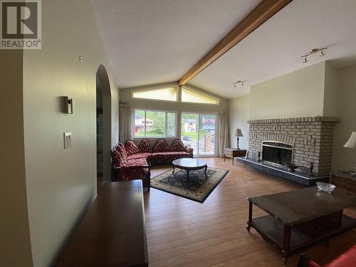 318-320 Alberta Place, Prince Rupert, BC - Indoor Photo Showing Living Room With Fireplace