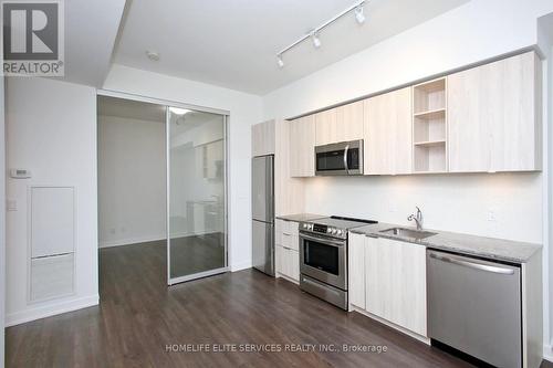 306 - 30 Ordnance Street, Toronto, ON - Indoor Photo Showing Kitchen With Stainless Steel Kitchen