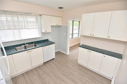 25 Hardale Crescent, Hamilton, ON - Indoor Photo Showing Kitchen With Double Sink