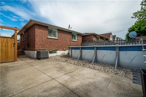 663 Acadia Drive, Hamilton, ON - Outdoor With Above Ground Pool With Exterior