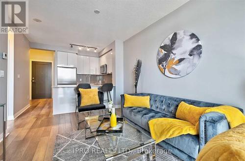 1401 - 5025 Four Springs Avenue, Mississauga, ON - Indoor Photo Showing Living Room
