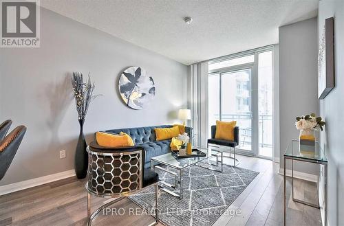 1401 - 5025 Four Springs Avenue, Mississauga, ON - Indoor Photo Showing Living Room