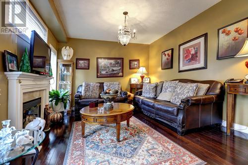 14 Masters Green Crescent, Brampton (Snelgrove), ON - Indoor Photo Showing Living Room With Fireplace