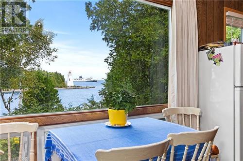 HIGHLIGHT: What a view... - 70 Big Tub Road, Tobermory, ON - Outdoor With Body Of Water With Deck Patio Veranda