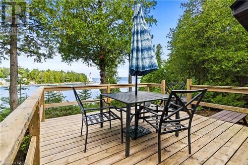 70 Big Tub Road, Tobermory, ON - Outdoor With Body Of Water With Deck Patio Veranda