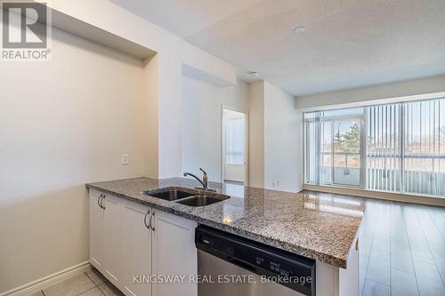 217 - 349 Rathburn Road W, Mississauga (City Centre), ON - Indoor Photo Showing Kitchen With Double Sink