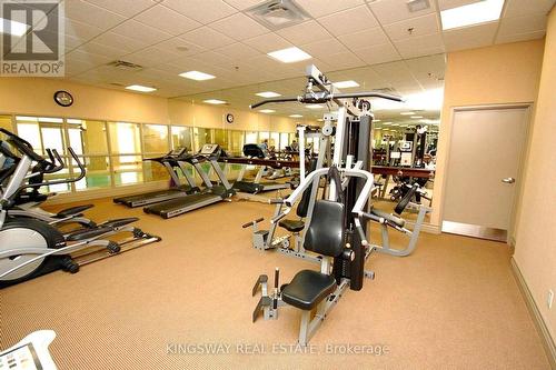 217 - 349 Rathburn Road W, Mississauga (City Centre), ON - Indoor Photo Showing Gym Room