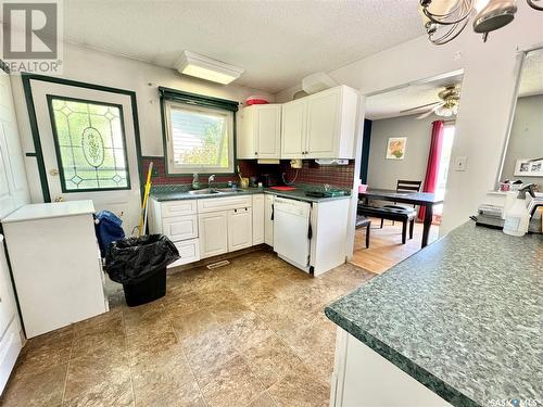 139 Macdowall Crescent, Prince Albert, SK - Indoor Photo Showing Kitchen With Double Sink