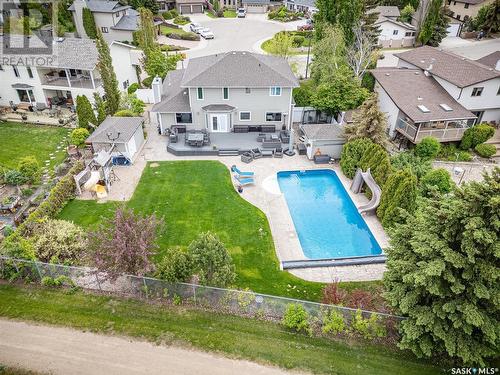 143 Trotchie Crescent, Saskatoon, SK - Outdoor With In Ground Pool With Deck Patio Veranda