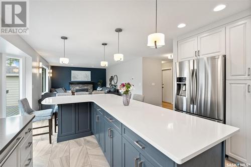 143 Trotchie Crescent, Saskatoon, SK - Indoor Photo Showing Kitchen With Upgraded Kitchen