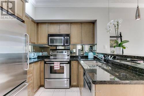 209 - 5 Marine Parade Drive, Toronto, ON - Indoor Photo Showing Kitchen With Stainless Steel Kitchen With Double Sink