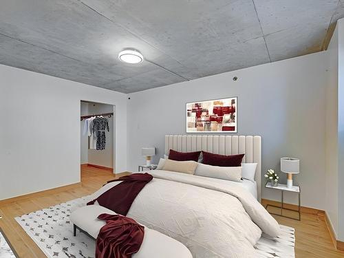 Master bedroom - 02-1451 Rue Parthenais, Montréal (Ville-Marie), QC - Indoor Photo Showing Bedroom