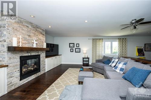 8842 Highway 15 Highway, Carleton Place, ON - Indoor Photo Showing Living Room With Fireplace