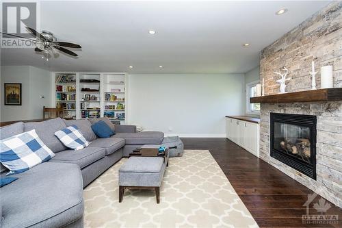 8842 Highway 15 Highway, Carleton Place, ON - Indoor Photo Showing Living Room With Fireplace