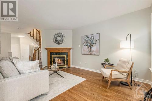 90 Kimberwick Crescent, Ottawa, ON - Indoor Photo Showing Living Room With Fireplace
