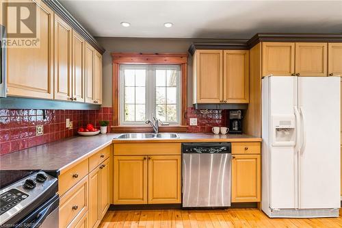 61 Fox Trail, Northern Bruce Peninsula, ON - Indoor Photo Showing Kitchen With Double Sink