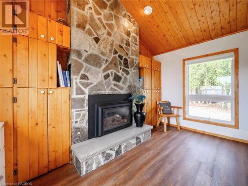 157 Zorra Drive, Tobermory, ON - Indoor With Fireplace