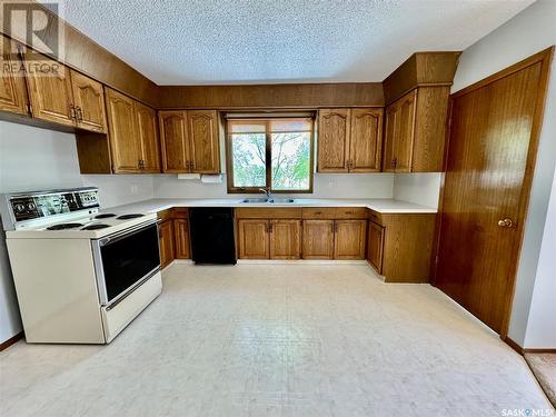 81 Mossfield Place, Yorkton, SK - Indoor Photo Showing Kitchen With Double Sink