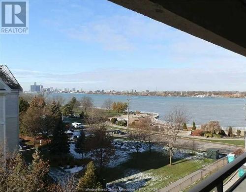 5125 Riverside Drive Unit# 504, Windsor, ON - Outdoor With Body Of Water With View