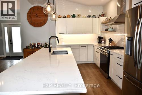 207 Essex Street, Sarnia, ON - Indoor Photo Showing Kitchen With Double Sink With Upgraded Kitchen