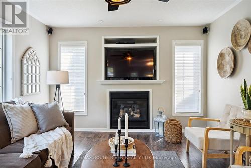 51 Caldwell Crescent, Clarington, ON - Indoor Photo Showing Living Room With Fireplace