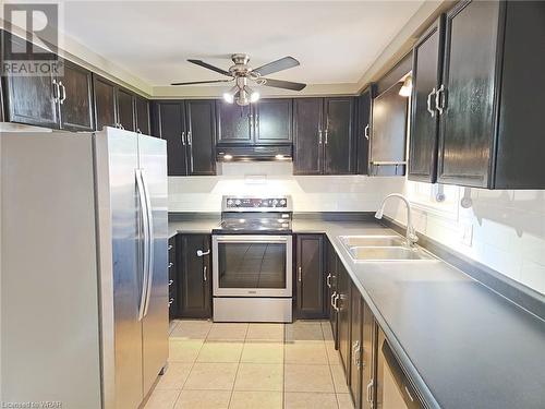 90 Brembel Street, Kitchener, ON - Indoor Photo Showing Kitchen With Double Sink With Upgraded Kitchen