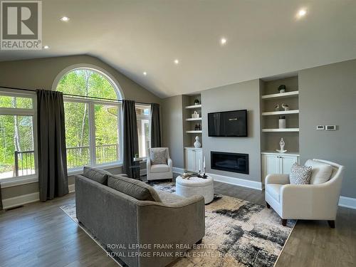 580 Patterson Road, Kawartha Lakes, ON - Indoor Photo Showing Living Room With Fireplace