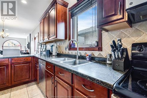 169 Branton Crescent, Tecumseh, ON - Indoor Photo Showing Kitchen With Double Sink