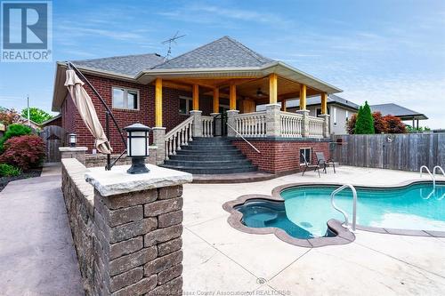 169 Branton Crescent, Tecumseh, ON - Outdoor With In Ground Pool With Deck Patio Veranda