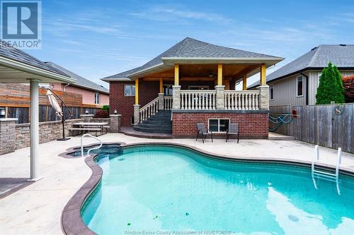 169 Branton Crescent, Tecumseh, ON - Outdoor With In Ground Pool With Deck Patio Veranda With Exterior