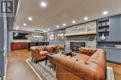 2154 Abbotswood Court, Mississauga, ON - Indoor With Fireplace