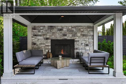 2154 Abbotswood Court, Mississauga, ON - Outdoor With Fireplace With Exterior