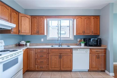 8 Highland Boulevard, Caledonia, ON - Indoor Photo Showing Kitchen With Double Sink