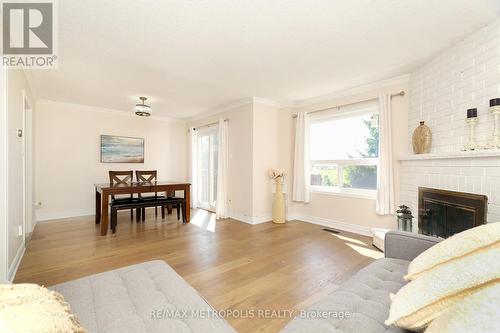 1133 Sherwood Mills Boulevard, Mississauga, ON - Indoor Photo Showing Living Room With Fireplace
