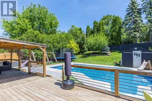2242 Woodglade Boulevard, Peterborough, ON - Outdoor With In Ground Pool With Deck Patio Veranda