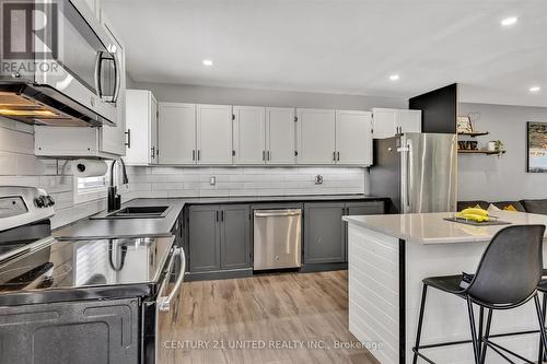 2242 Woodglade Boulevard, Peterborough, ON - Indoor Photo Showing Kitchen With Double Sink